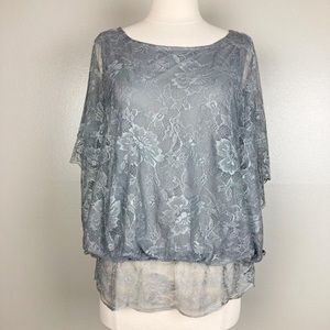 Lined Lace Top with soft elastic waist